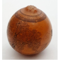 Chinees beschilderde pit van vrucht